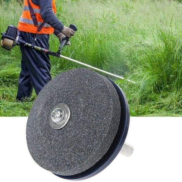 Sett med 2 bladslipere for gressklipper, Grå