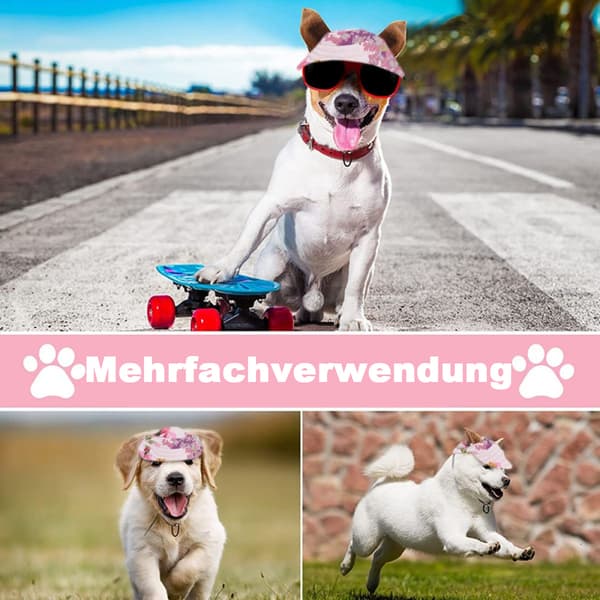 Baseballcaps Små Hunder Hundecaps med Ørehuller Baseballcaps