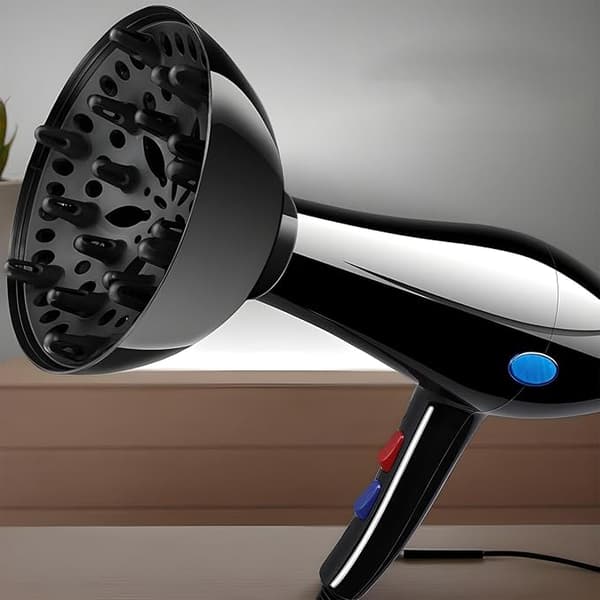Universal Hårtørrer Diffuser, Stor Luftstrøm Krøllet Hår Styling Tilbehør til Hårtørrere