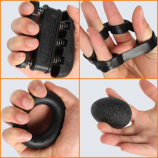 Håndgrepstrener Underarmsgrepstrener Håndgrepstrener Sett - 5 pakning
