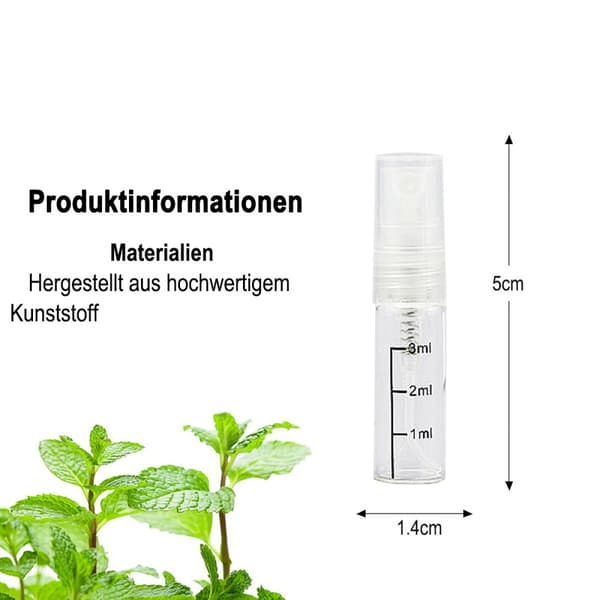 Mini Sprayflasker Forstøver, Tomme Parfume Flasker Bærbare