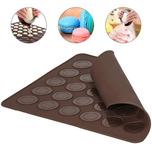 Backmatte Silikon Bake Matte 30 Hull Macarons Silikonmatte Silikonform Non-stick Form Macarons