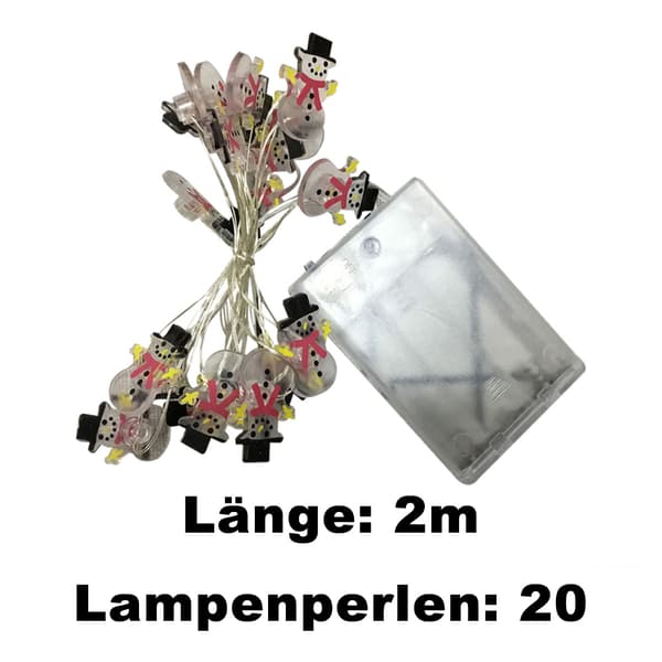 Julelys, 2M LED batteridrevne lyslenker