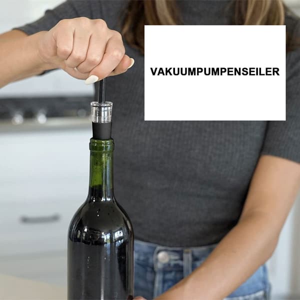 Lufttette vinforseglere for lagring av vin