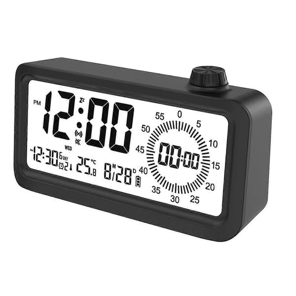 Digital Vekkerklokke Visuell Timer Dobbel Skjerm Nedtelling