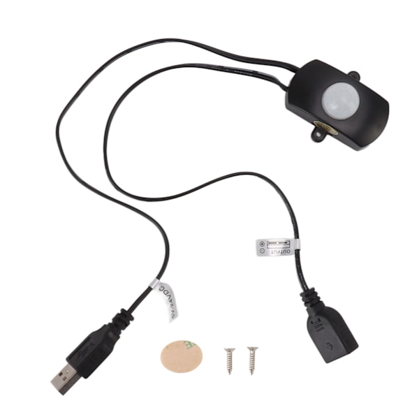 Rörelseaktiverad sensor PIR-sensor USB Smart Motion Detector Switch för LED-strip
