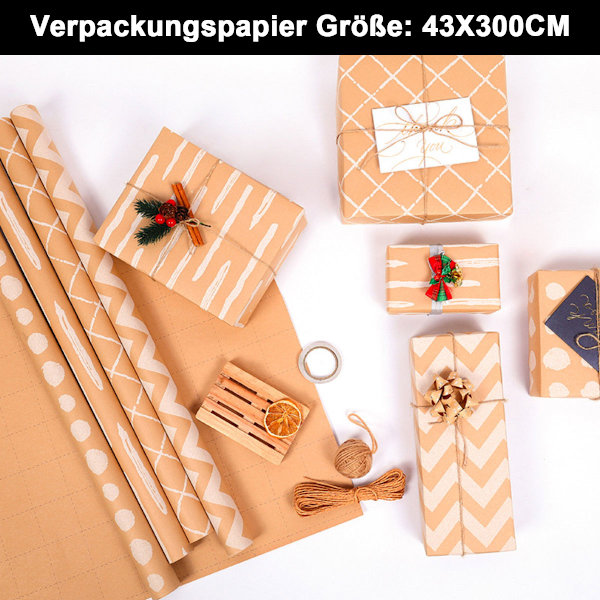 Presentpapper, Julpackpapper, för presentinslagning