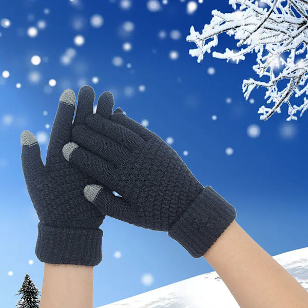 Handskar Dam Vinter Varma Touchscreen Vinterhandskar