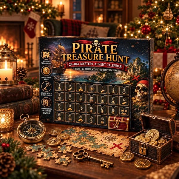 Adventskalender för vuxna, mysteriepusselspel