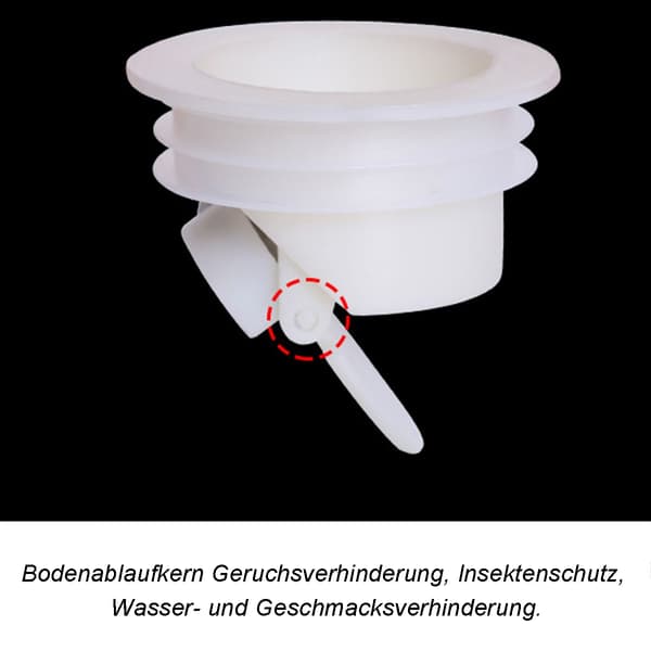 Gulvslukhette for dusj, vask, badekar, vaskerom