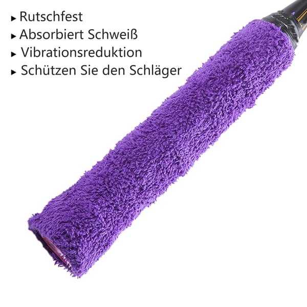 Bomuldshåndklædegreb, superabsorberende håndklæde til badminton