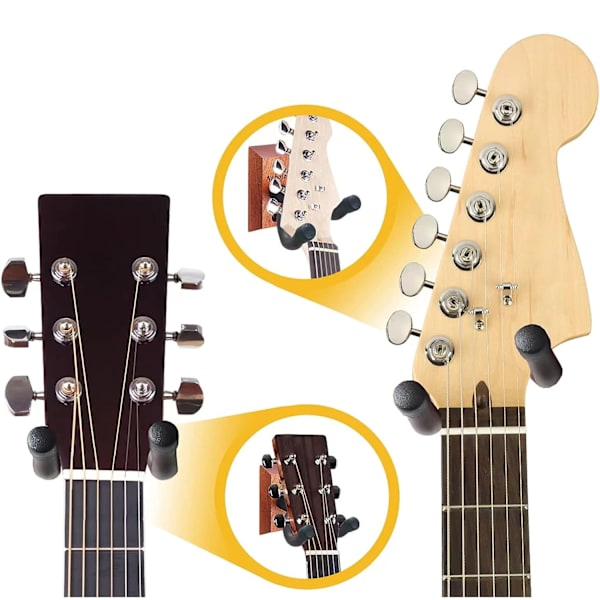 Gitarrkrokar, 2 stycken, för akustisk gitarr, klassisk gitarr