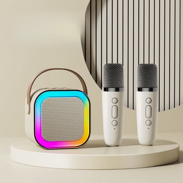 Bluetooth-kaiutin mikrofonilla, ulkokaiutin, karaoke Bluetooth -minikaiutin, Bluetooth-kaiutin