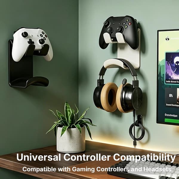 2-i-1 Universal Stand Kompatibel med PS5, Xbox, Switch Controller