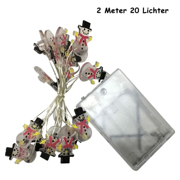 Julelys, 2M LED batteridrevne lyslenker