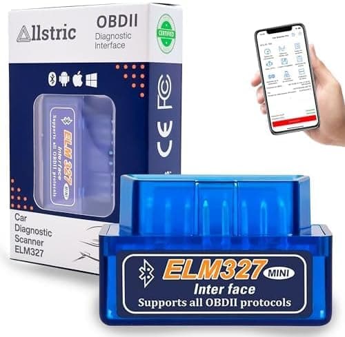 Bluetooth ELM327 OBD2-skanner, feilkodeleser for alle OBD2-biler