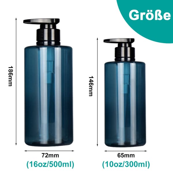 Sæbedispenser, Shampoo-bruse-pumpeflasker, til shampoo