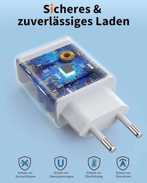 iPhone 15 / iPhone 16 / iPhone 17 Oplader + 1M USB-C til USB-C Hurtig Oplader Kabel