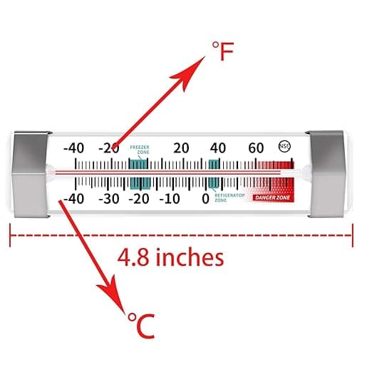 Køleskab fryser termometer (3-pak)