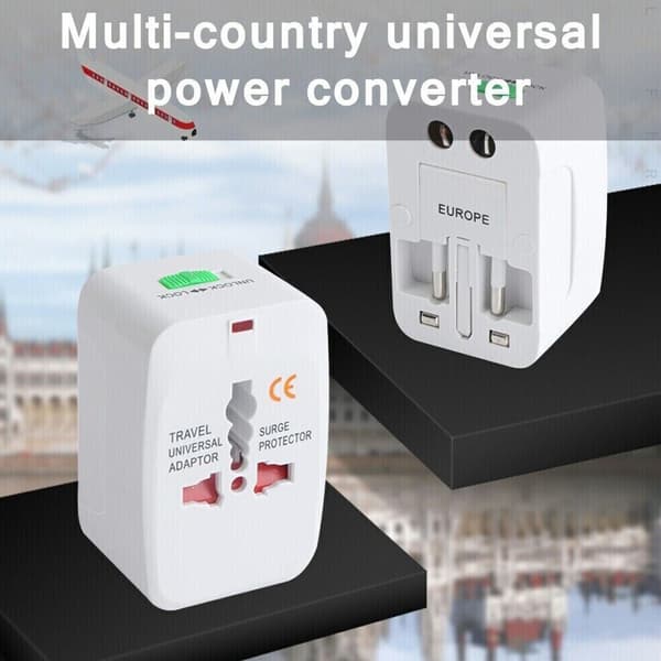 Universal Reise Multi4you Adapter med Ledning Eu/UK/US/AU