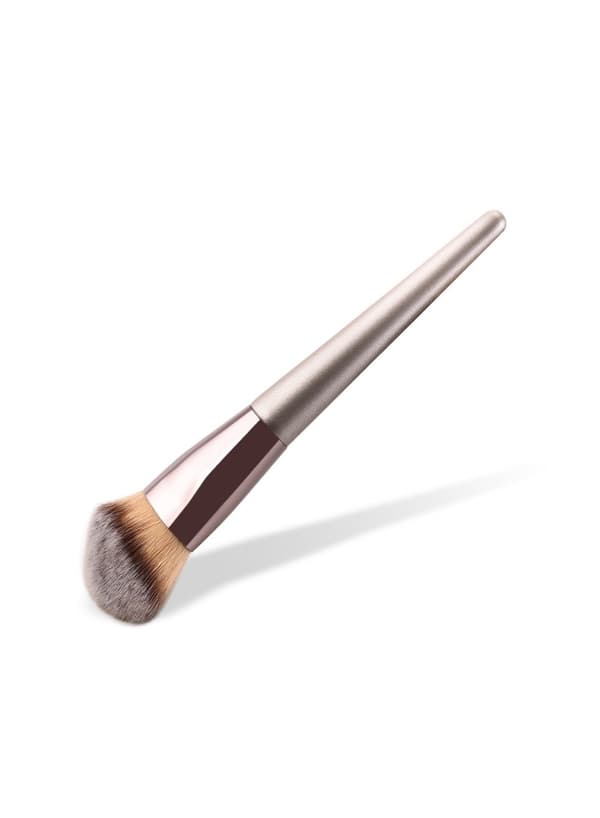High-end foundation makeup børste kaffe tube champagne farve