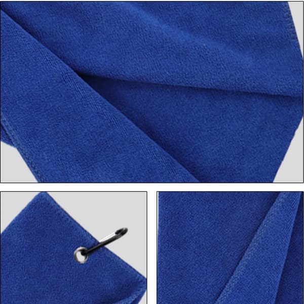 Vikt golfhandduk, premium mikrofibertyg, våffelmönster