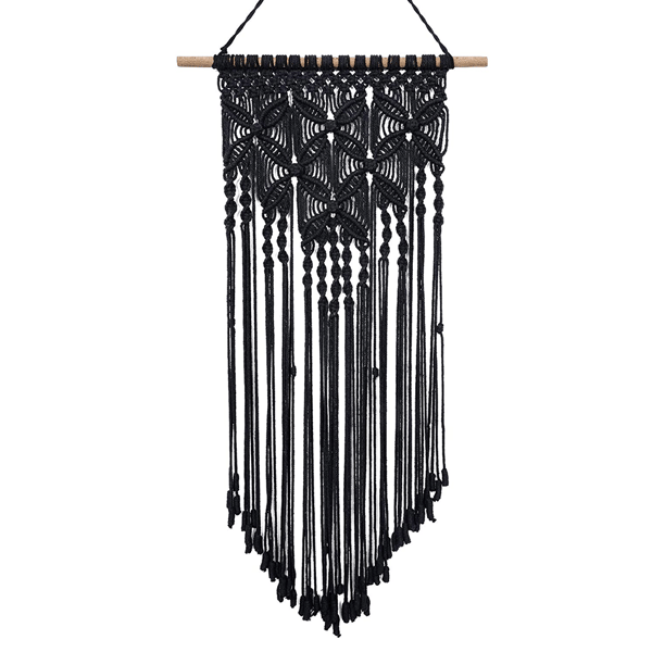 Väggbonad, Boho Makramé Väggbonad Handgjord Vävd Väggkonst Makramé Tapestry för Sovrum Kontor Hem Väggdekor