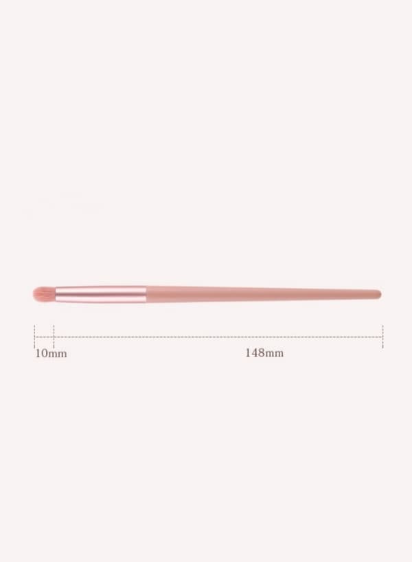 11 makeup børster med opbevaringspose pink