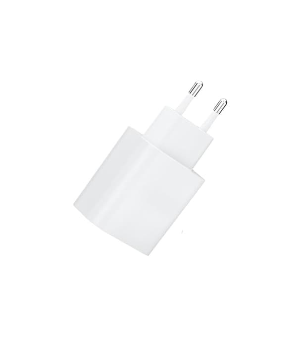 iPhone Hurtiglader USB-C Strømadapter 20W + 1m Datakabel Hvit - 1 lader og 1 1m ladekabel