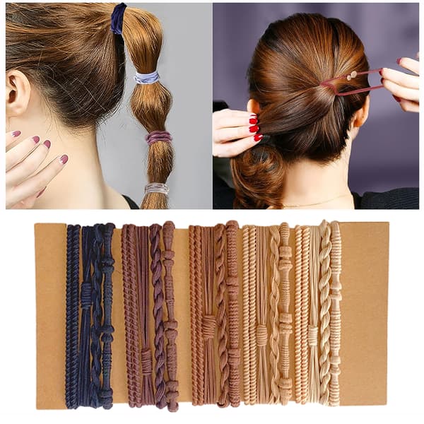 Boho-stil hodebånd for kvinner, søtt hodebåndarmbånd, egnet for tykt hår/hestehale, stil: stil3;