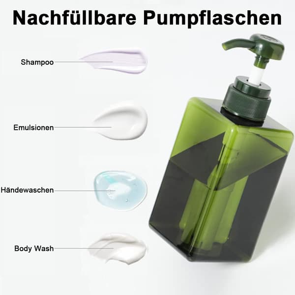 Tvålpump i plast, pumpdispenser i plast, för schampo, dusch
