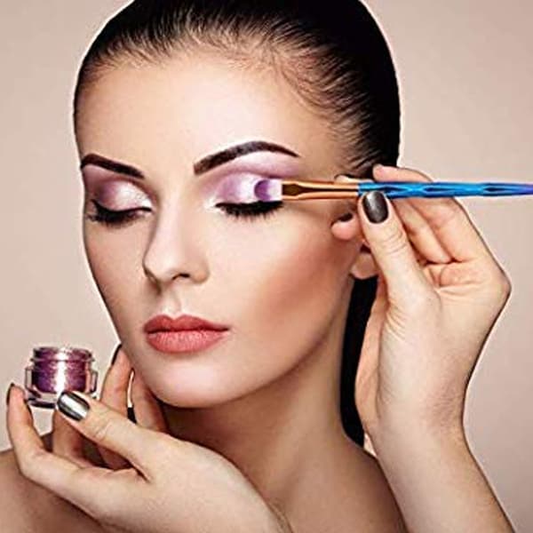 20-pack Professionell Sminkborstset för Syntetisk Foundation (mauve)