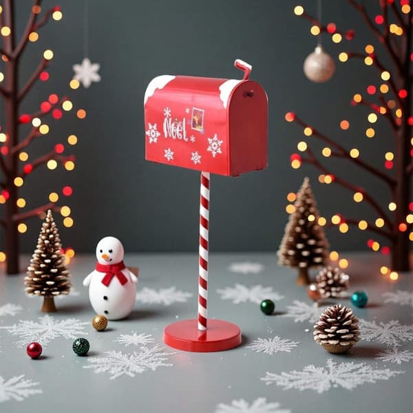 Hot sælgende julepostkasse julepynt postkasse julegave indretning
