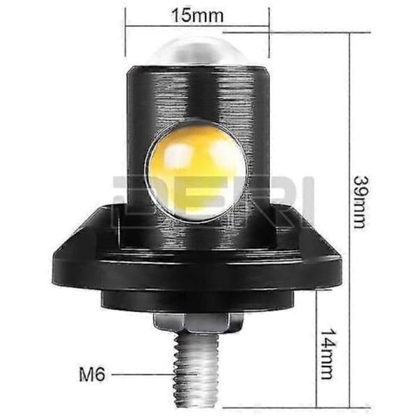 CNC Eagle Eye LED Motorcykellys, Blink/DRL/Bremse/Nummerpladelys