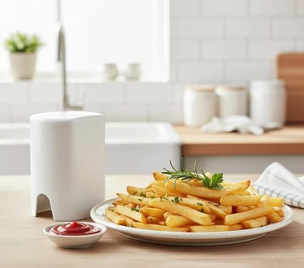 Pommes frites / grønnsakskutter med skjæregitter — Multifunksjonell grønnsakskutter
