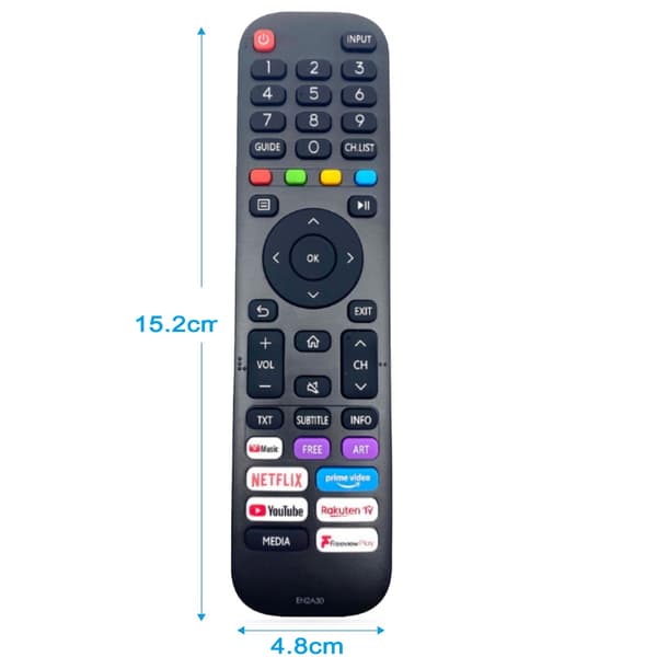 LED smart TV fjernkontroll