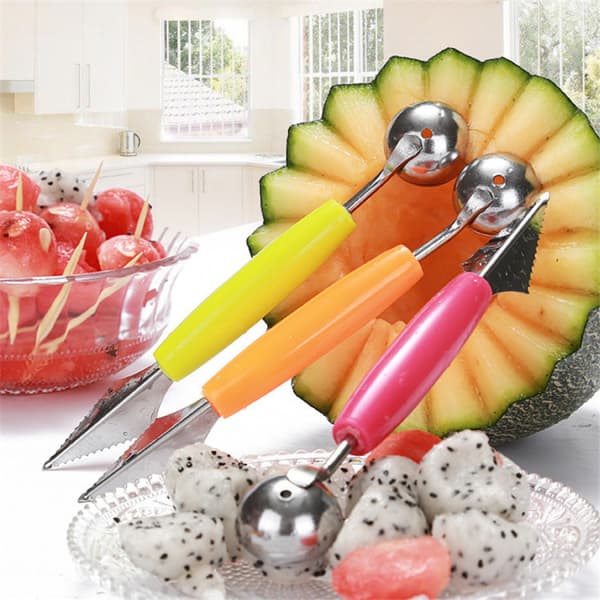 Melonskje for DIY Fruktskje Kuleformer