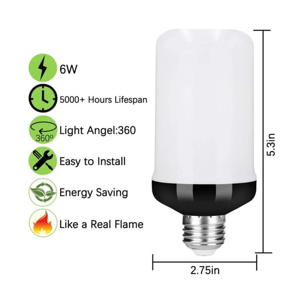 LED-simulaatioliekki polttimo