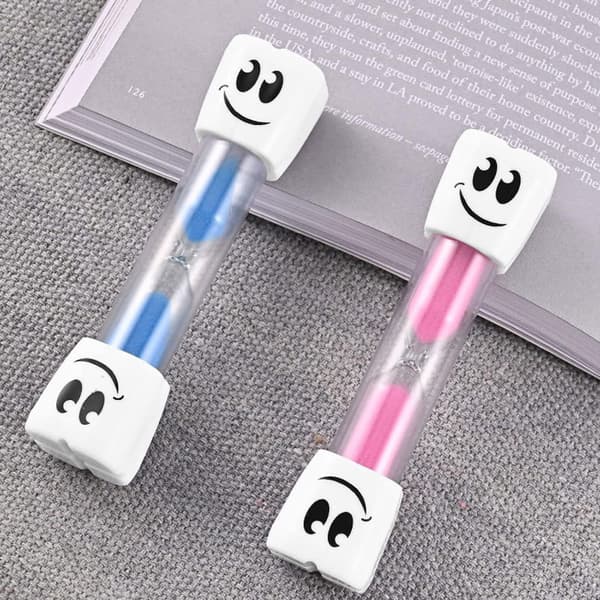 2-minuters timglas i olika färger (2-pack)