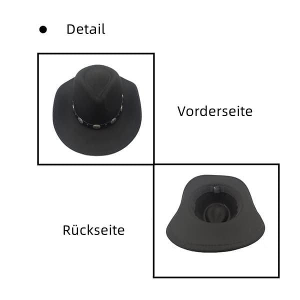 1 stk cowboyhatt