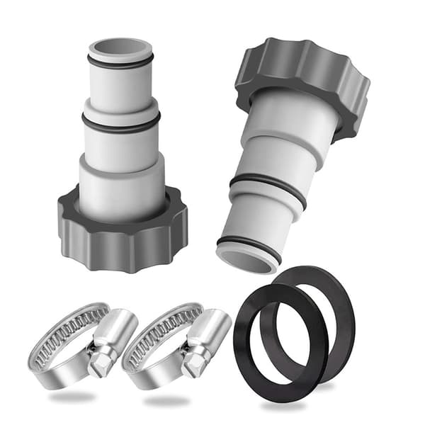 Pooladapter för Intex Poolanslutningssats Slangadapter 32-38mm för Poolpumpar