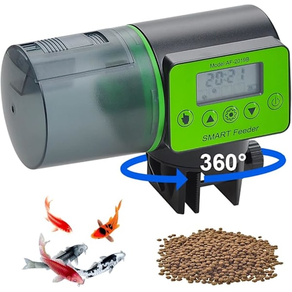 Automatisk akvariefoderautomat (fugtbestandig)