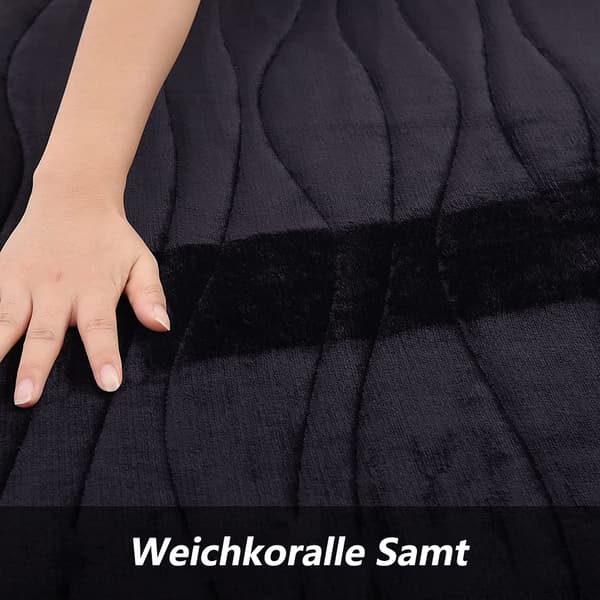 Baderomsmatte sett 2-delt memory foam absorberende baderomsmatte sett sklisikker vaskbart baderomsmatte sett 2-delt