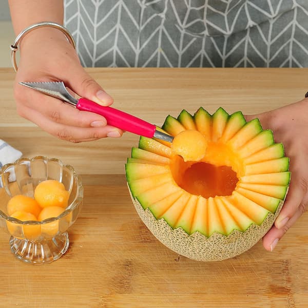 Melonskje for DIY Fruktskje Kuleformer