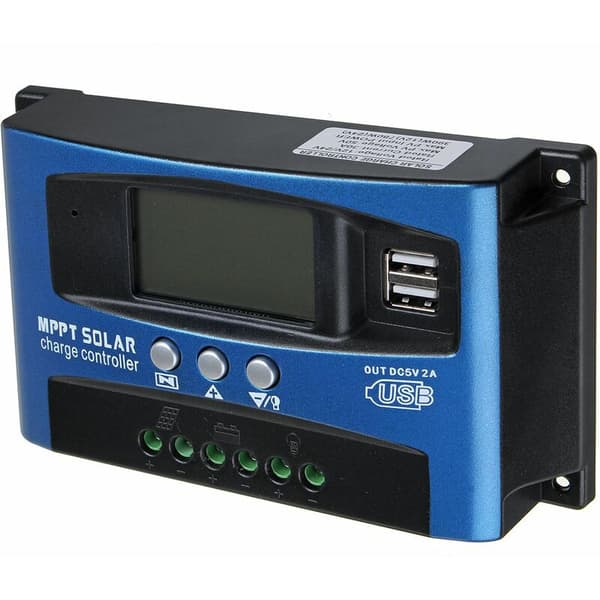 Solcellepanelregulator MPPT Batteriladeregulator 30 A 12V/24V