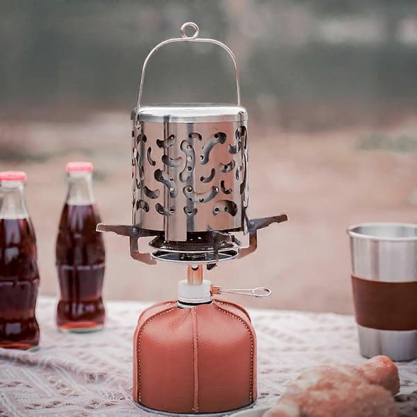 Campingvarmer Komfurdæksel Mini Campingvarmer Varmedæksel til Udendørs Brug