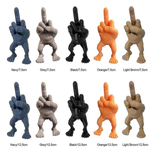 Langfingerfigur med ben, Interessant og merkelig langfingerstatue