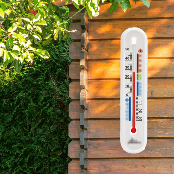 Lång termometer kylskåp inomhus hushåll väggmonterad magnetisk adsorptionstermometer