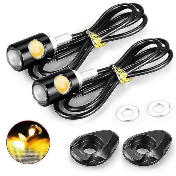 CNC Eagle Eye LED Motorcykellys, Blink/DRL/Bremse/Nummerpladelys