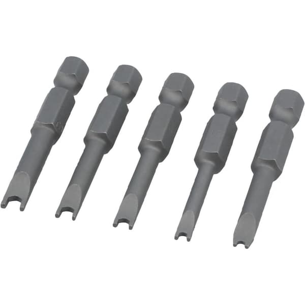 8734 U-formet sikkerhetsskrutrekkerbitssett (5 deler)